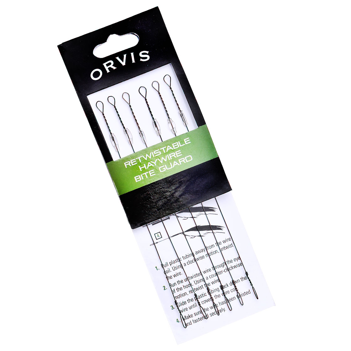 Orvis Retwistable Haywire Bite Guard Titan Predator Vorfach 4"