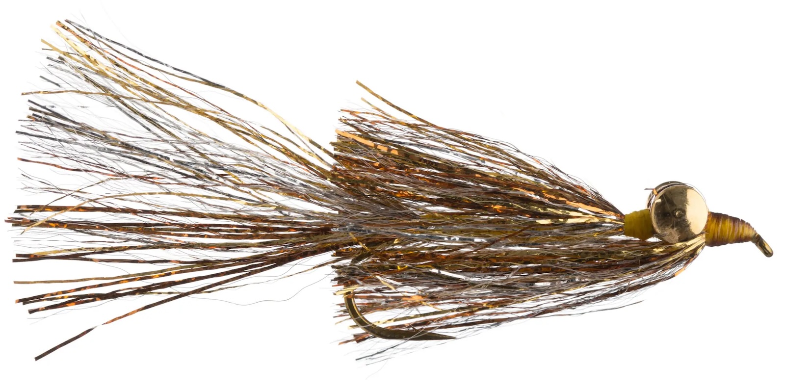 Umpqua Streamer Kreelex Minnow Gold Silver Tinseli