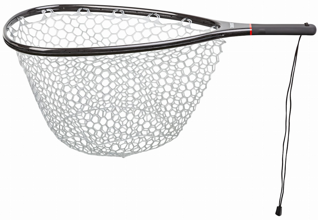 Traper Trout Light Carbon Landing Net Silicone Kescher mit Silicone Netz