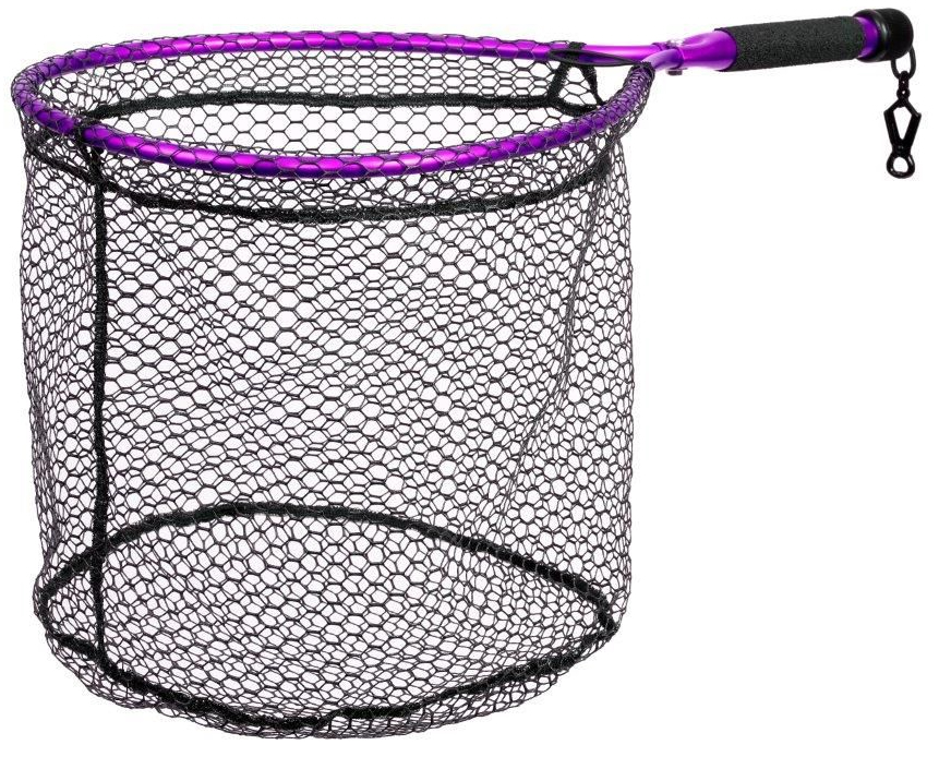P-25891_McLEan_Angling_r111_Purple_Rubber_Net_ McLean Angling R111 Weigh Net Kescher purple