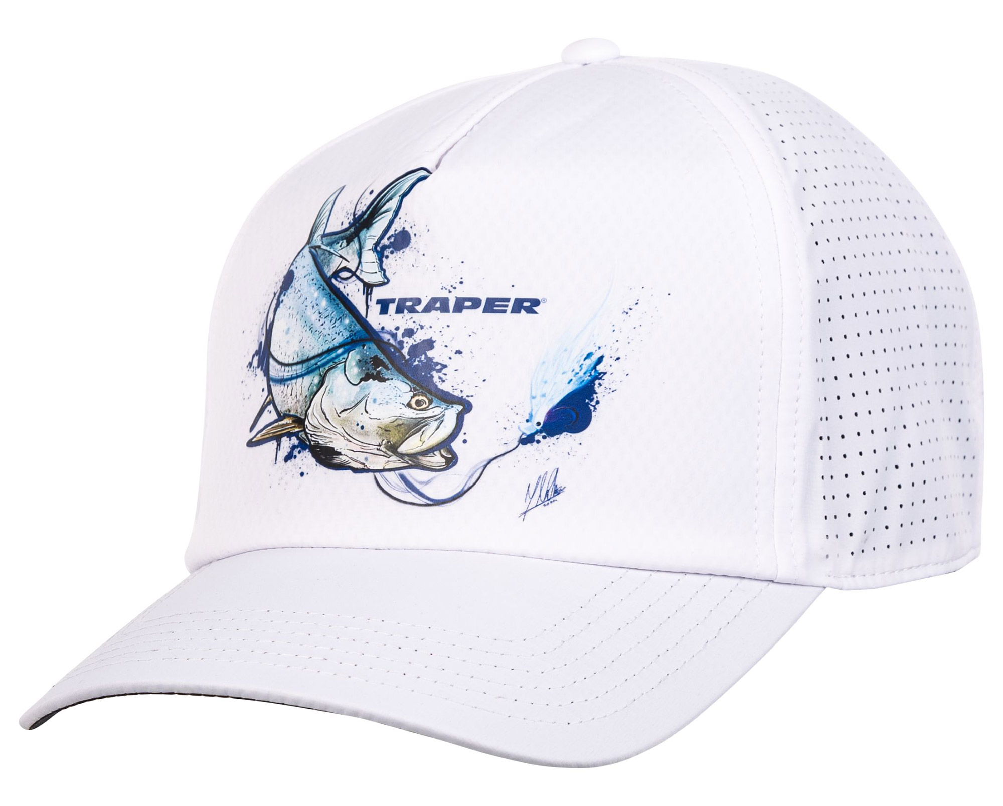 Traper Cap Solar Pro UPF 50+ Tarpon White Traper Cap Solar Pro UPF 50+ Tarpon White