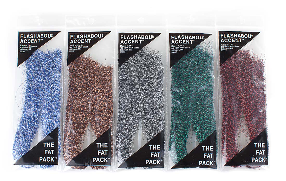 Hedron Flashabou Grizzly Accent - The Fat Pack