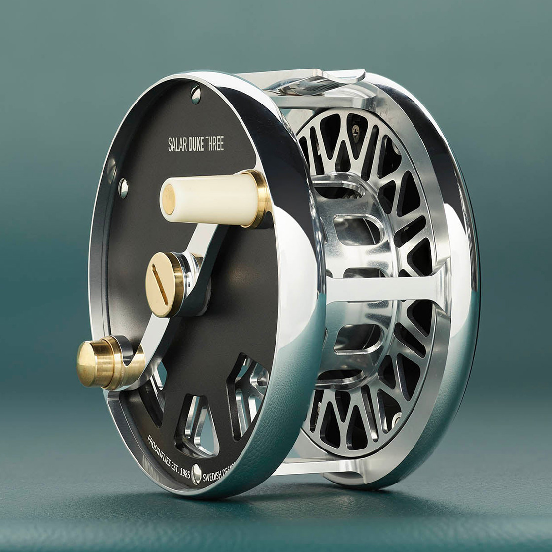 Frodin_Salar_Duke_Reel_Fliegenrolle_2 Beispiel (Farbe: matte black)