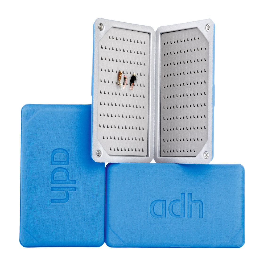 adh-fishing Foam Fly Box Fliegendose Nymph Ultralight blue