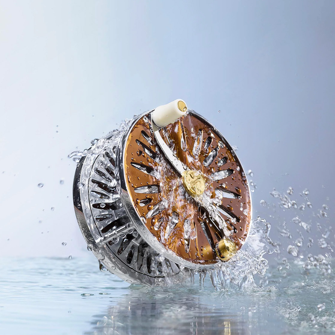 Frodin_Salar_Daisy_Reel_Fliegenrolle Beispiel (Farbe: Burnt Bronze)