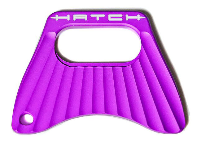 Hatch Fish Tail Bottle Opener Flaschenöffner Schlüsselanhänger ultra violet