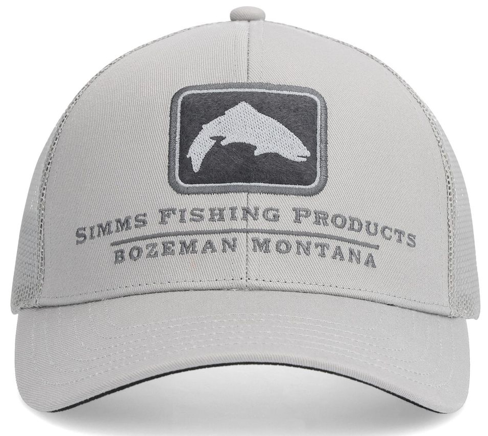 P-25490_Simms_Double_Haul_Trucker_Hat_Cinder_ Simms Double Haul Icon Trucker Cap Schirmmütze cinder
