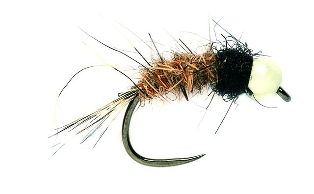 Fulling Mill Nymphe - SR's White Head Hare's Ear Special Barbless