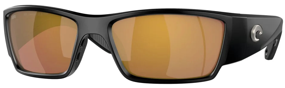 P-28598_Costa_Polarisationsbrille_Corbina_Matte_Black_Gold_Mirror_580G_ Costa Polarisationsbrille Corbina Pro Matte Black (Gold Mirror 580G)