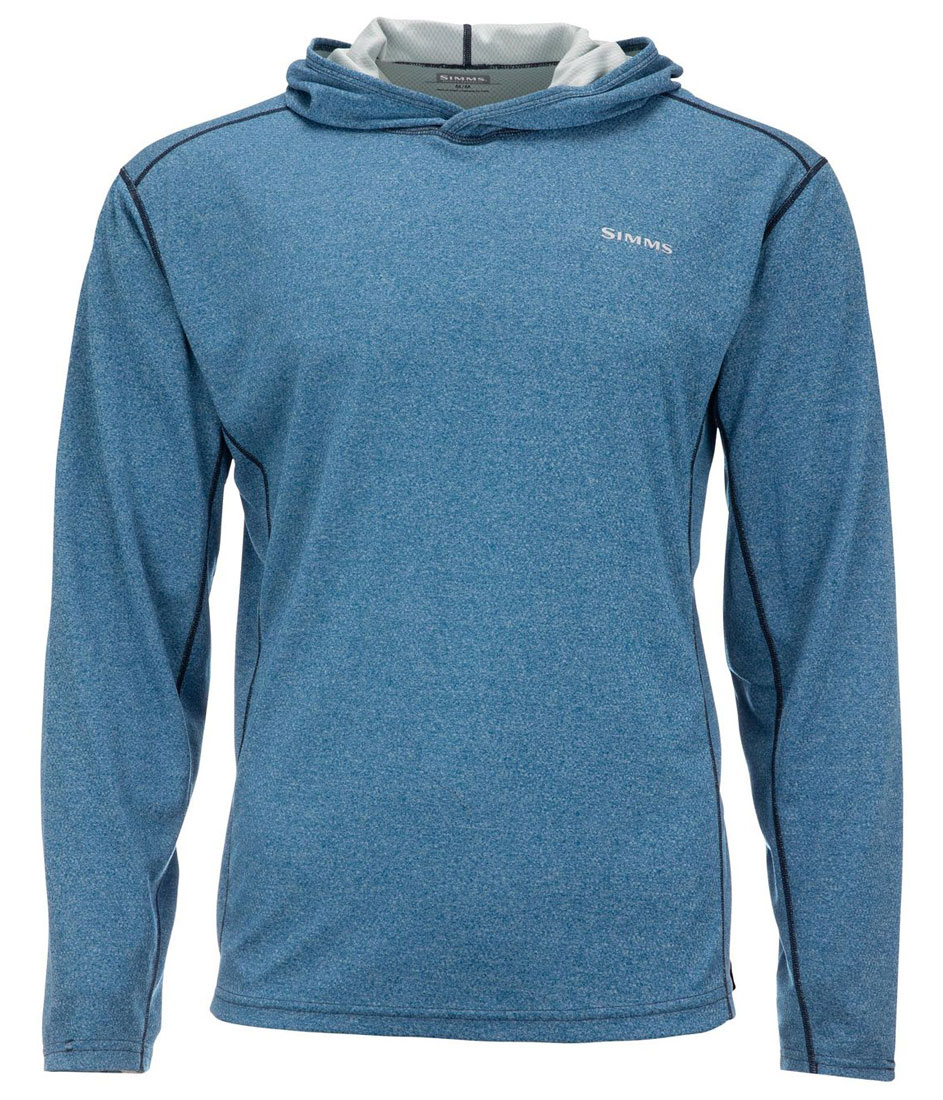 Simms Bugstopper Hoody Langarmhemd nightfall heather Insektenschutz