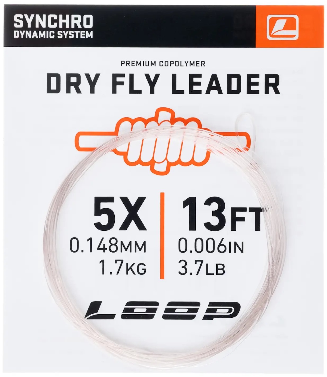 Loop Synchro 13 ft Dryfly Nylon Leader Vorfach