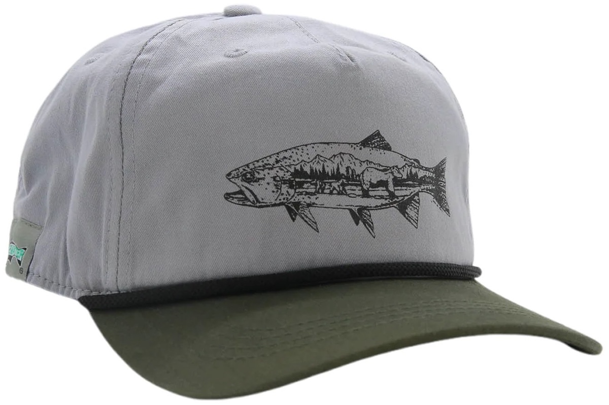 RepYourWater Brimmed Hat Grizzly Trout Cap