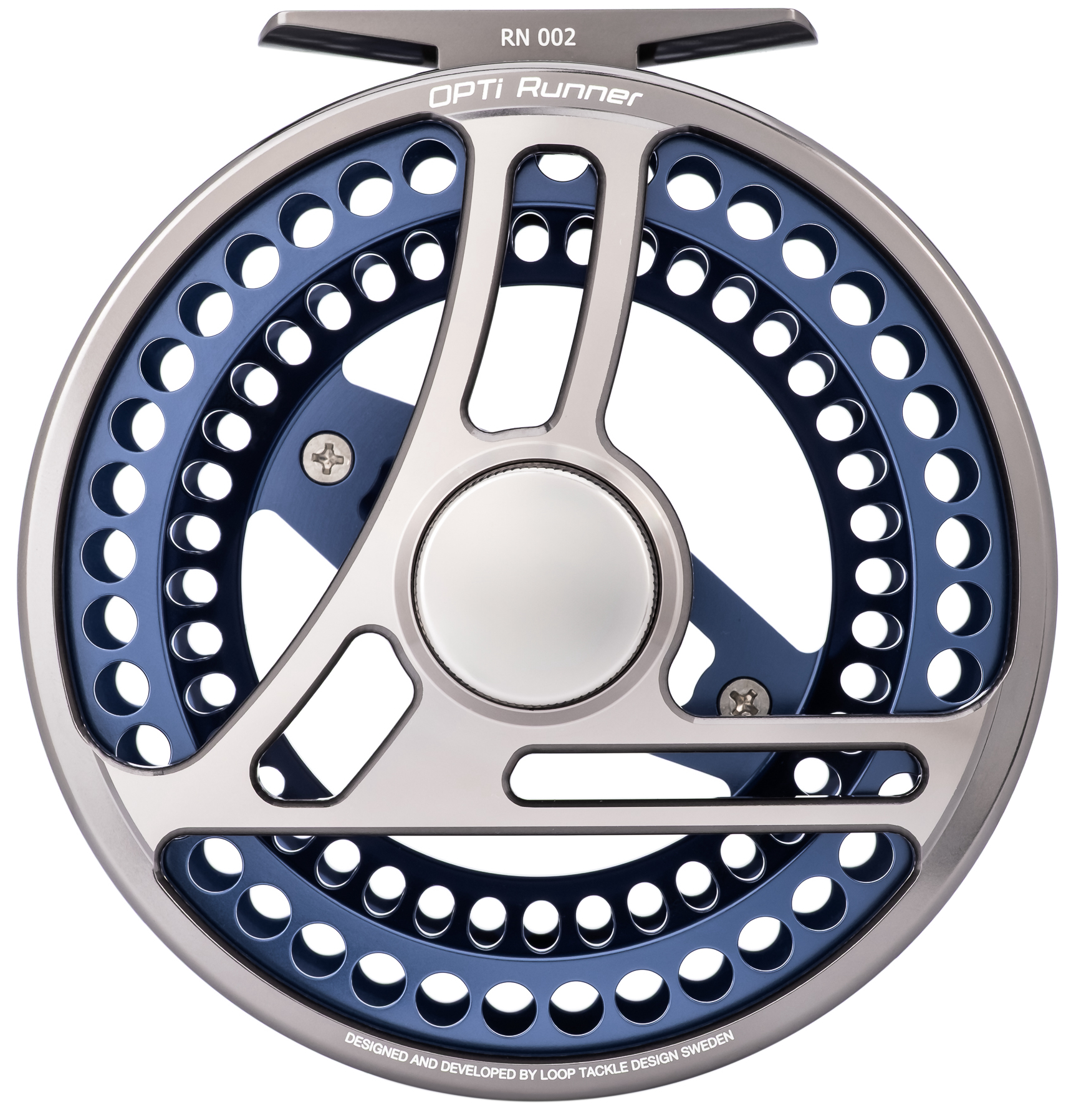 Loop Opti Runner Fliegenrolle Arctic Blue