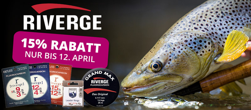Riverge Weekend Deal: 15% Rabatt bis 12.4.