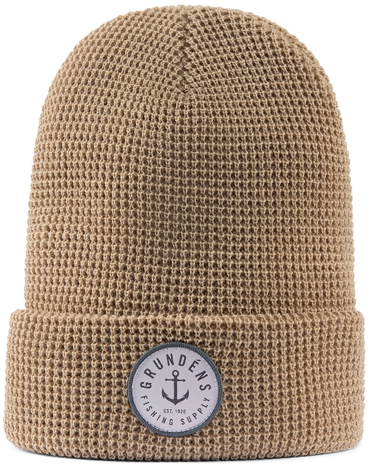 Grundéns Anchor Waffle Beanie Mütze clay