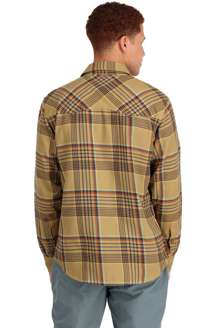 Simms_Santee_Flannel_Shirt_Hemd_camel_navy_clay_neo_plaid_3
