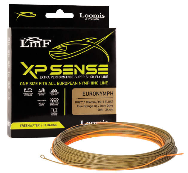 Loomis & Franklin XP SENSE 0,56 mm Euro Nymph Fliegenschnur