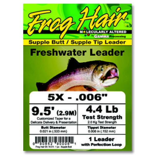Frog Hair Freshwater Leader Vorfach