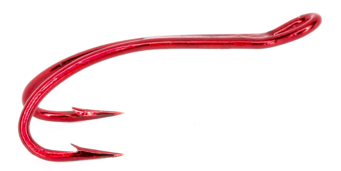 Partridge CS16U/2 Patriot Salmon Up-Eye Doppelhaken red