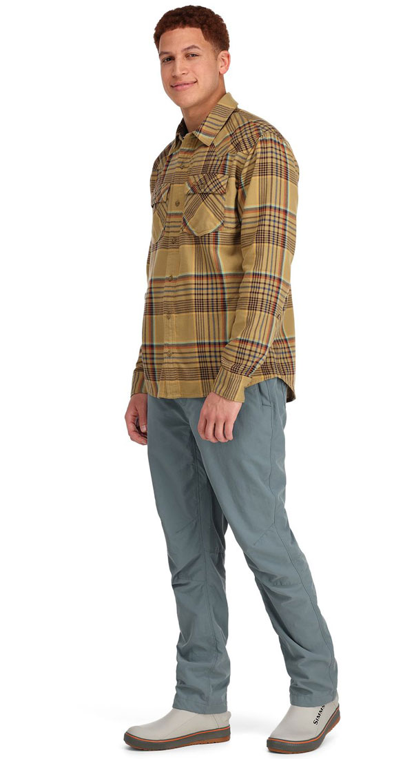 Simms_Santee_Flannel_Shirt_Hemd_admiral_blue_navy_camp_plaid_4 Beispielbild (andere Farbe)