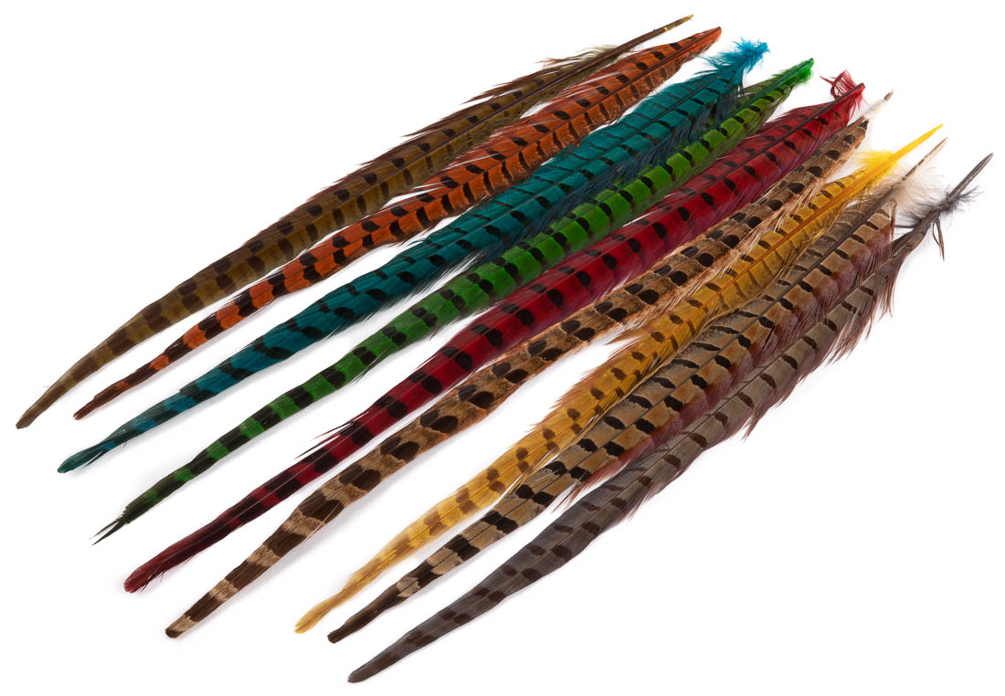 Hareline Spirit River UV-2 Ringneck Pheasant Tail - UV aktiver Fasanenschwanz
