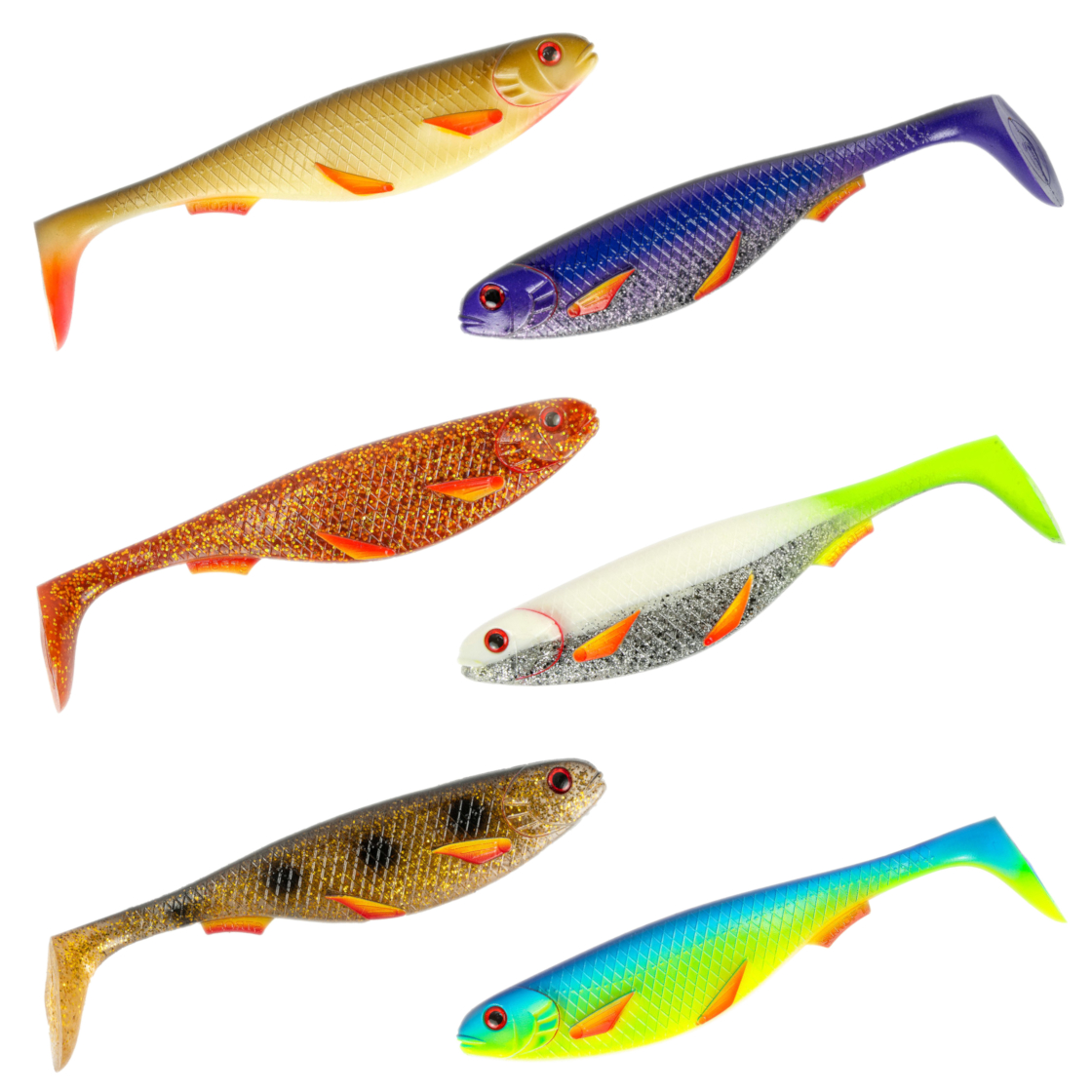 Stroft Predator P-6 Gummifisch 6 cm 3er Pack