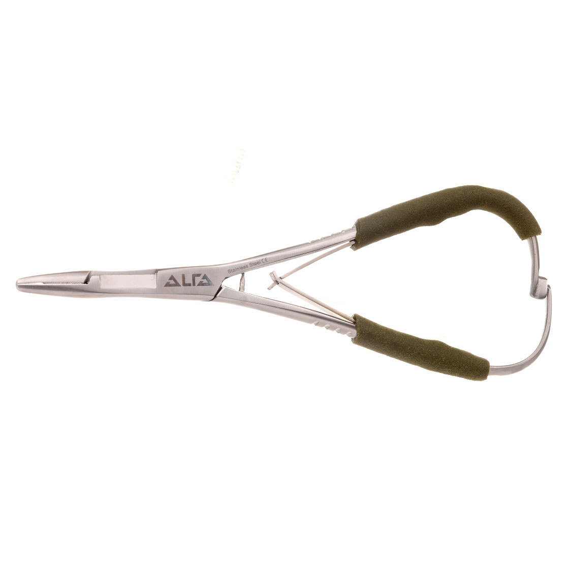 P-20458_forceps_zangenschere_olive Alfa Mitten Scissor Forceps Zangenschere olive