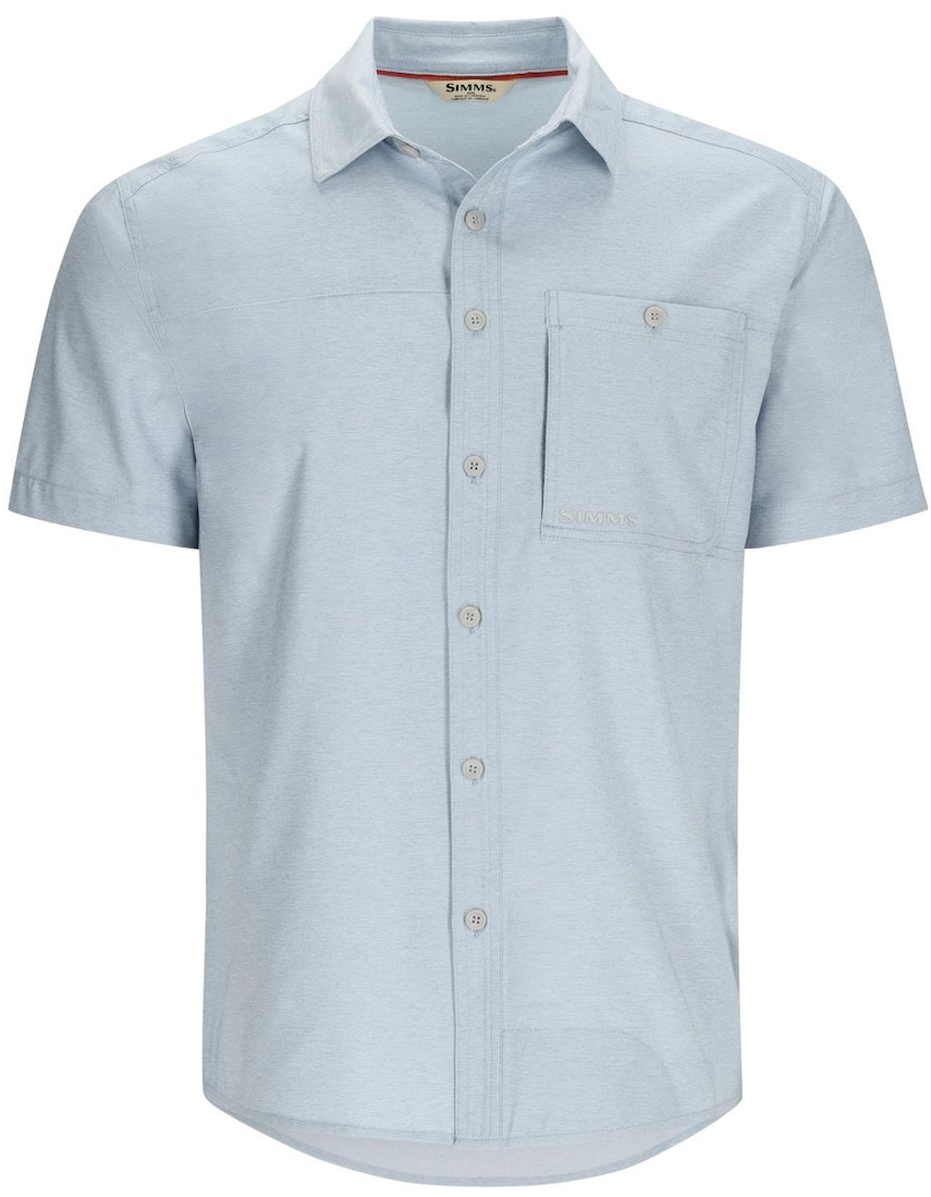 Simms Challenger SS Shirt Hemd steel blue