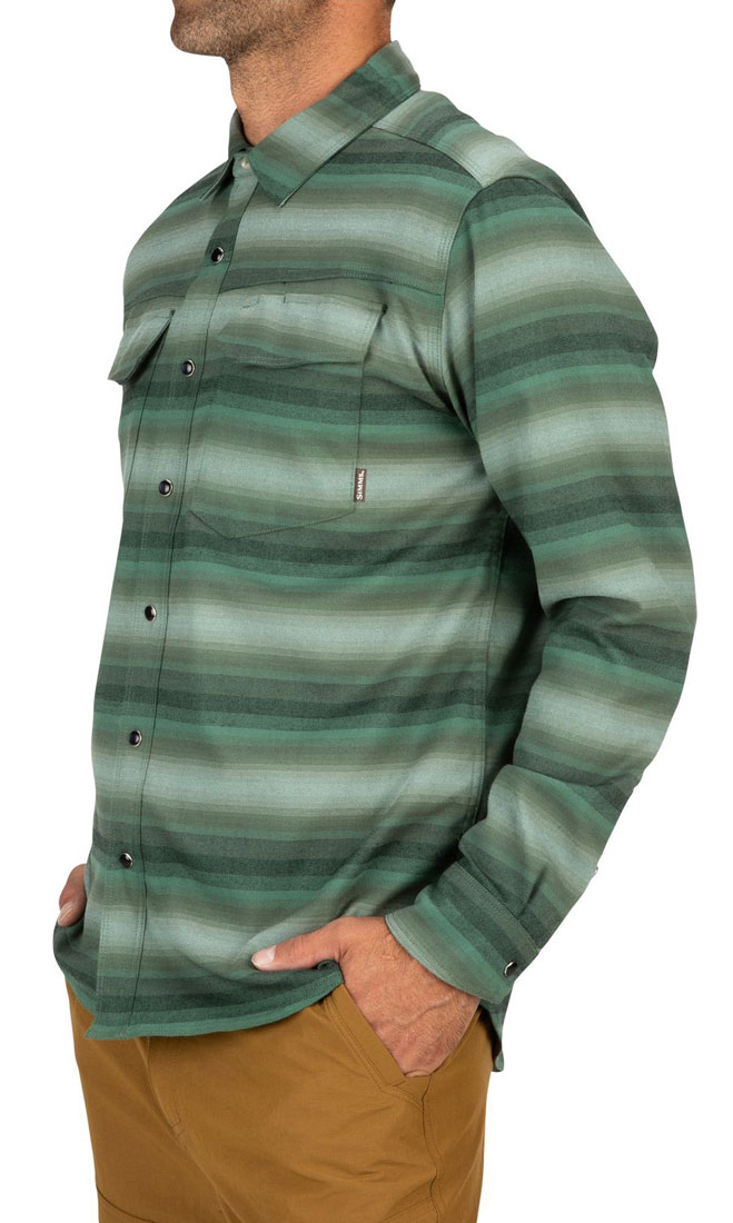 Simms_Gallatin_Flannel_Shirt_Langarmhemd_moss_stripe_3