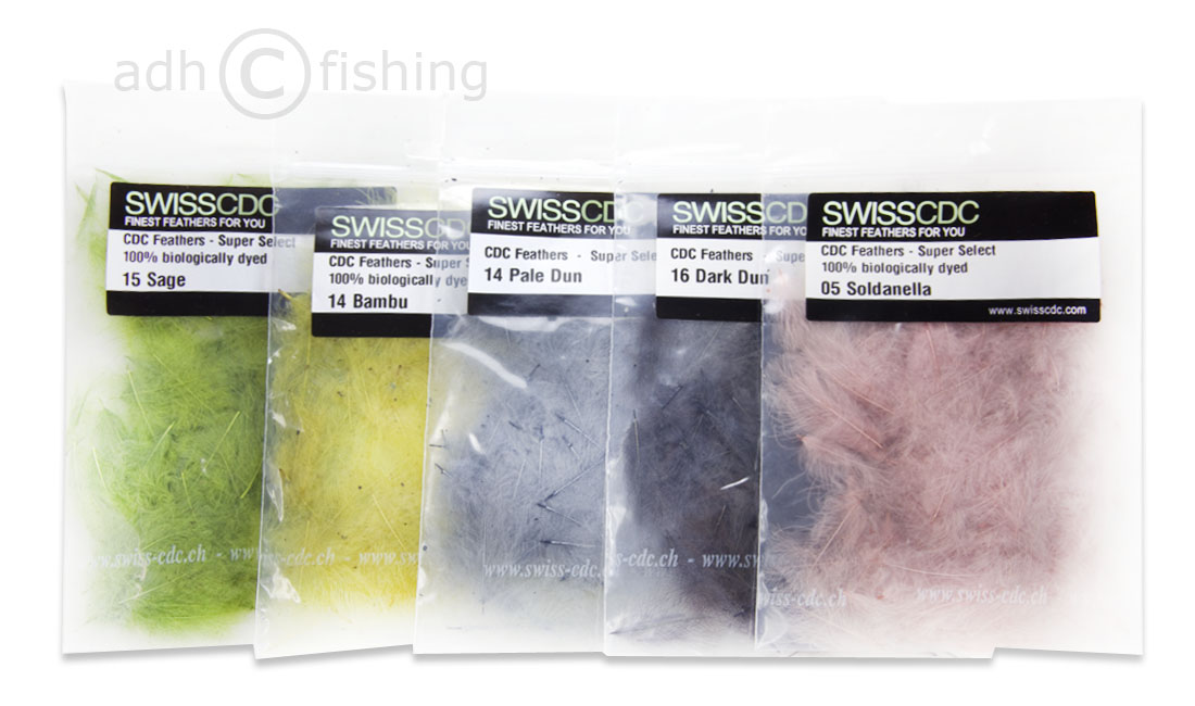 SwissCDC CDC Feathers Super Select Federn 100% biologisch gefärbt