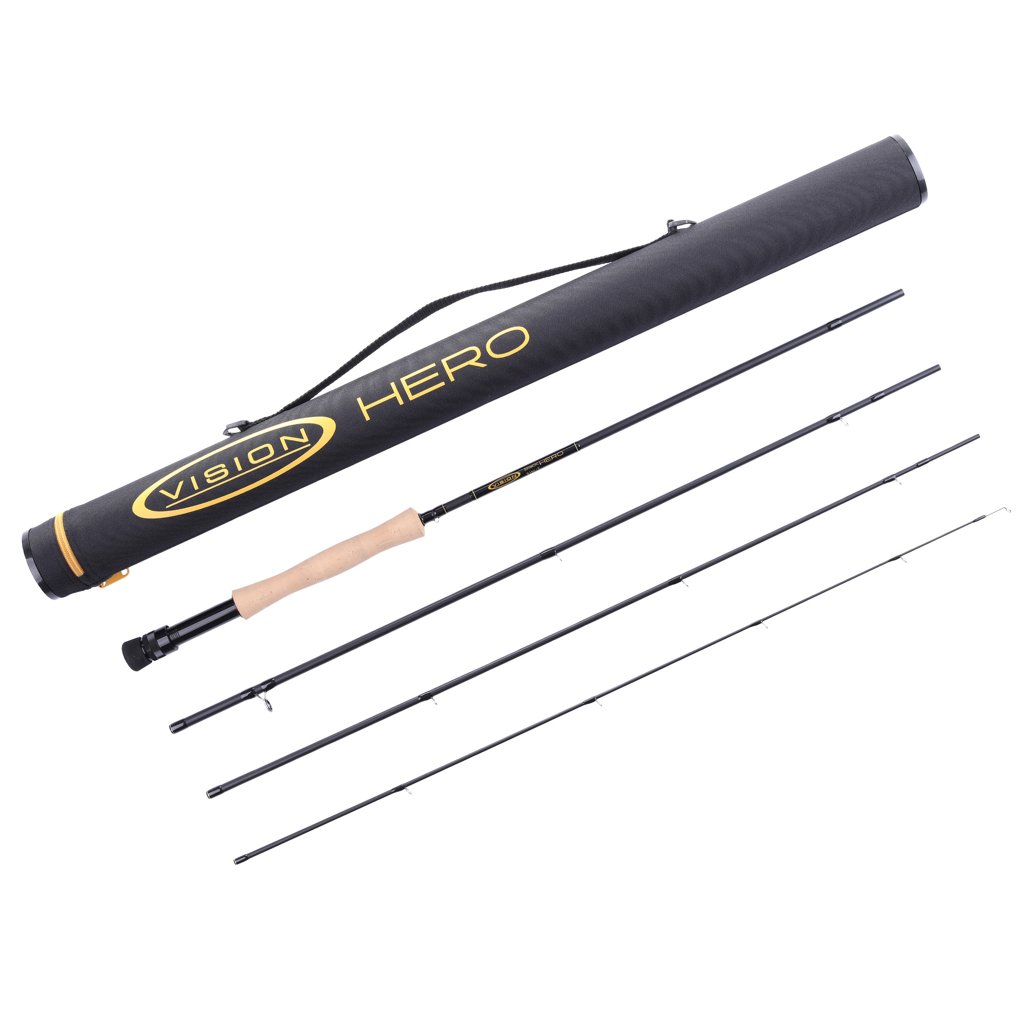 Vision Black Hero Streamer special Edition Fliegenrute # 6 - 9 ft