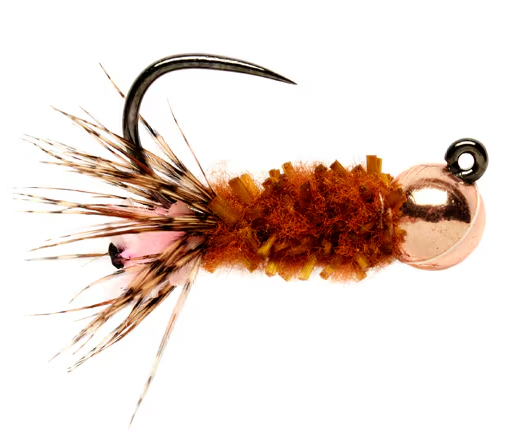 P-27528_Fulling_Mill_Chewing_Gum_Cased_Caddis_pink_Barbless_ Fulling Mill Nymphe - Chewing Gum Cased Caddis Pink Barbless