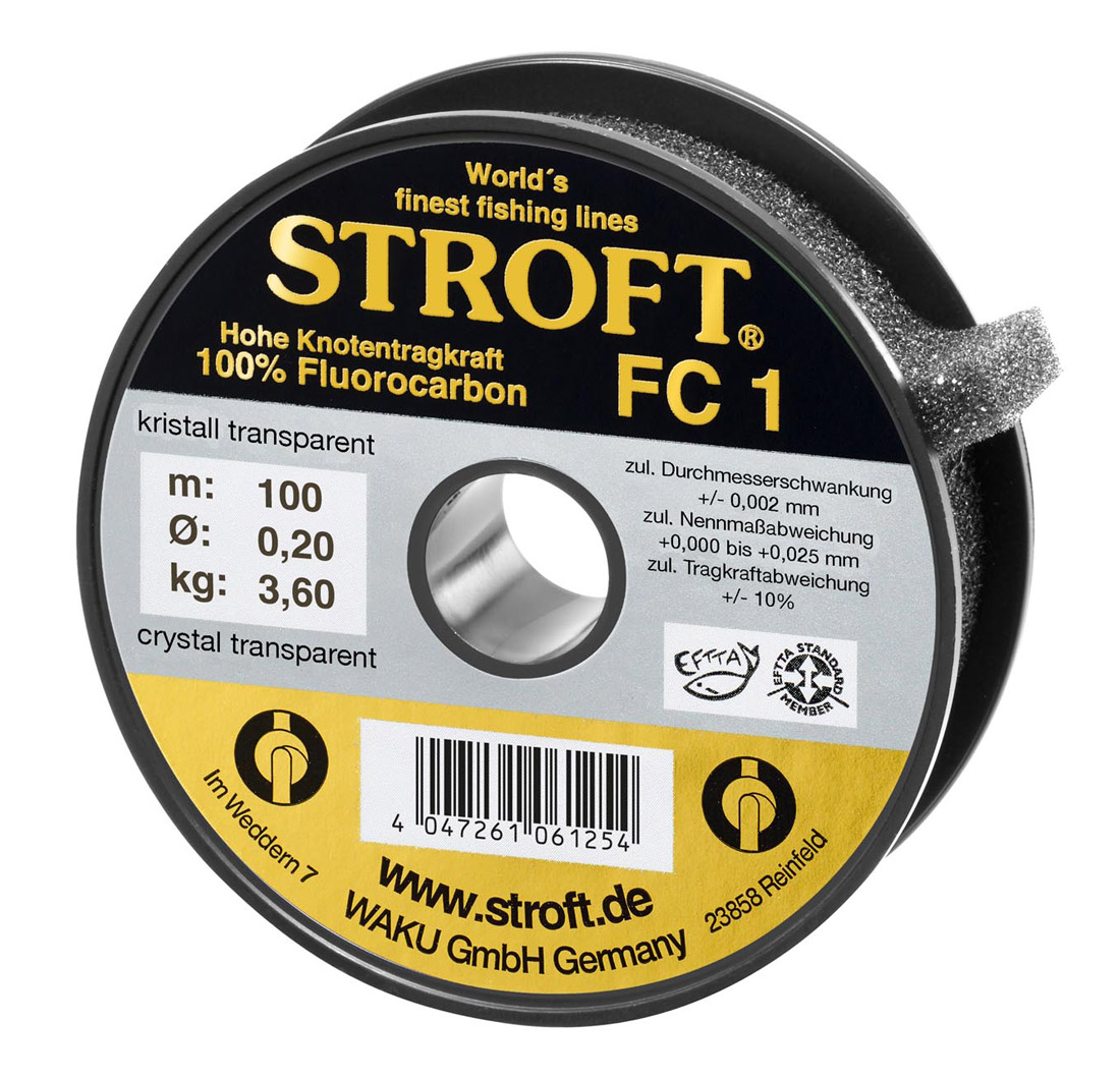 Stroft FC1 Fluorocarbon 100m Spule