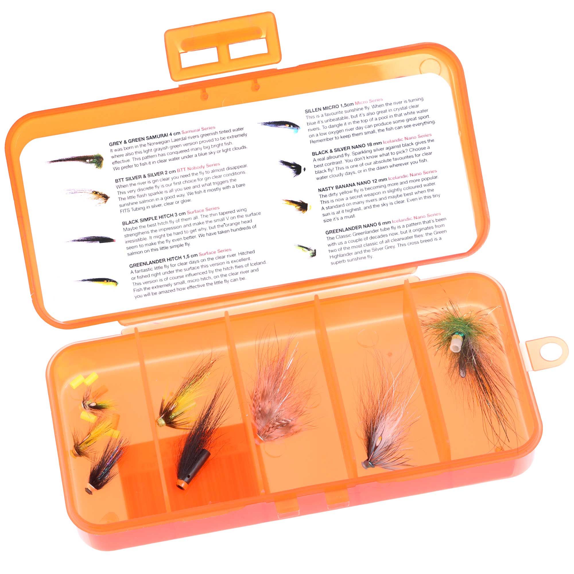 Frödin Fly Selection 8 Great Flies for Iceland Island Fliegenset