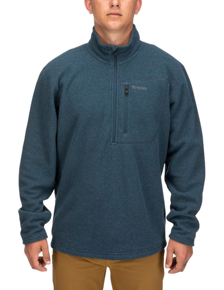 Simms_Rivershed_Quarter_Zip_Pullover_carbon_2 Beispielbild (andere Farbe)