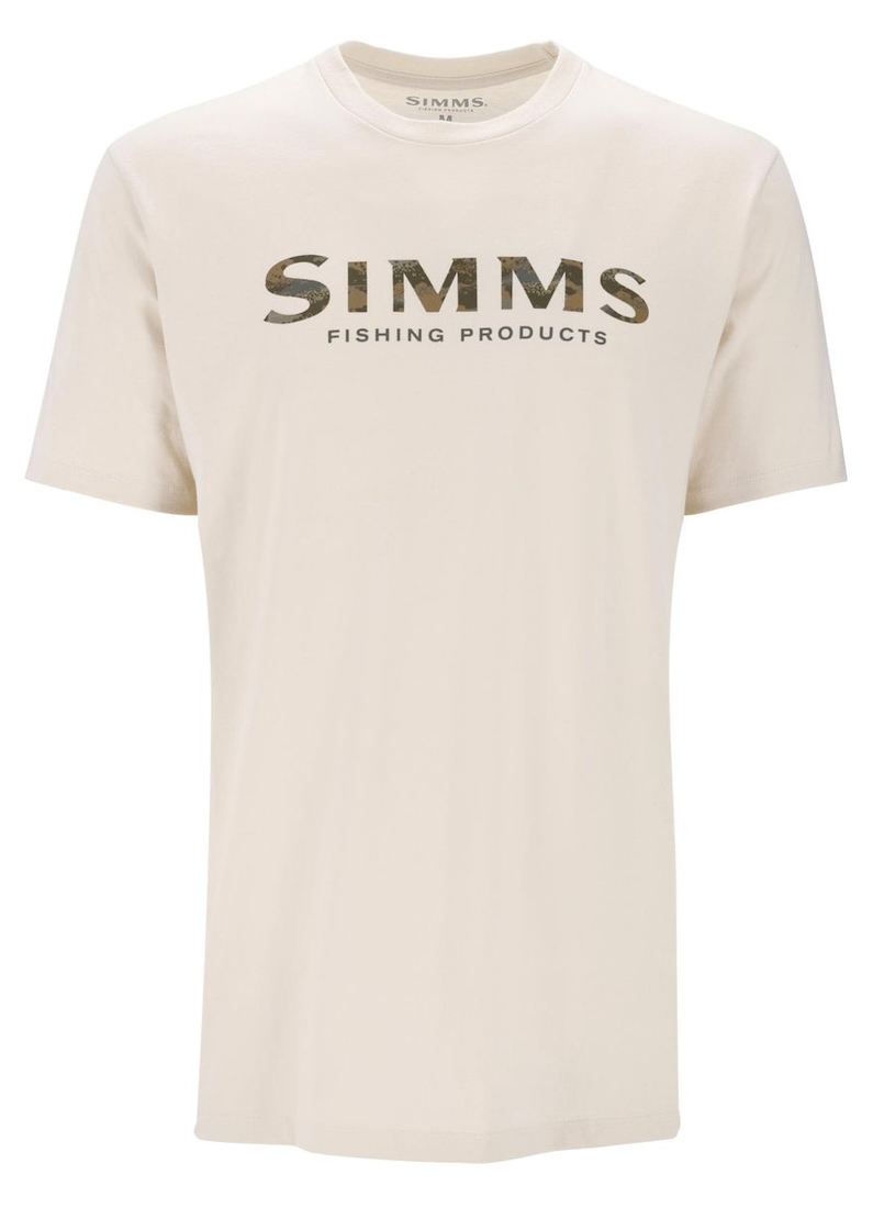 P-28412_Simms_Shroud_Fill_Logo_Shirt_Neural_ Simms Shroud Fill Logo T-Shirt Natural