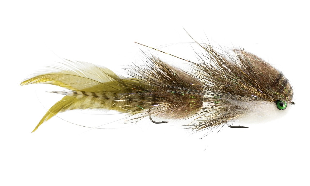 Umpqua Tandem Streamer Trasher Hurst Olive #1 x #2