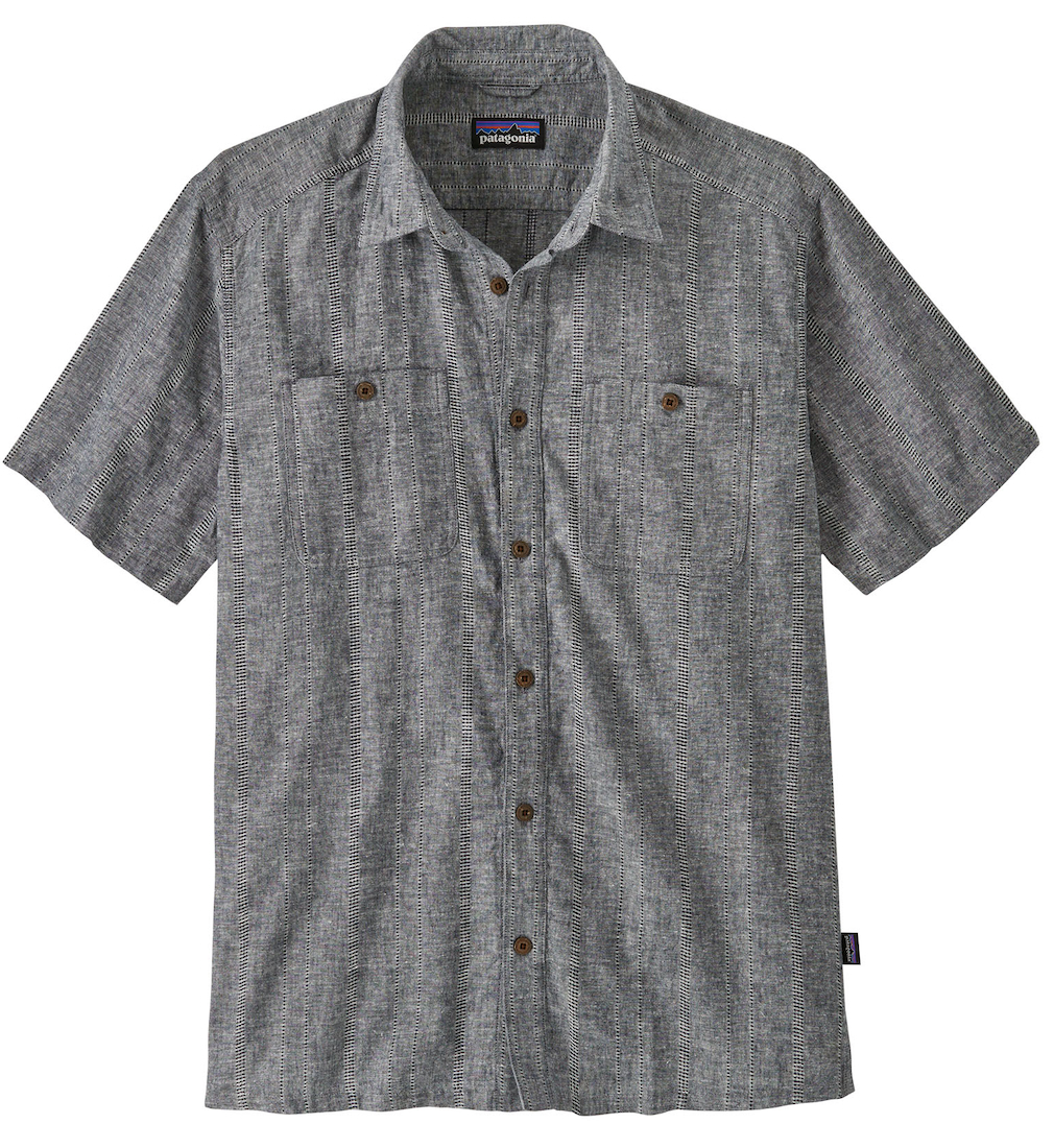 Patagonia M's Back Step Shirt SLDN - Swell Dobby: New Navy