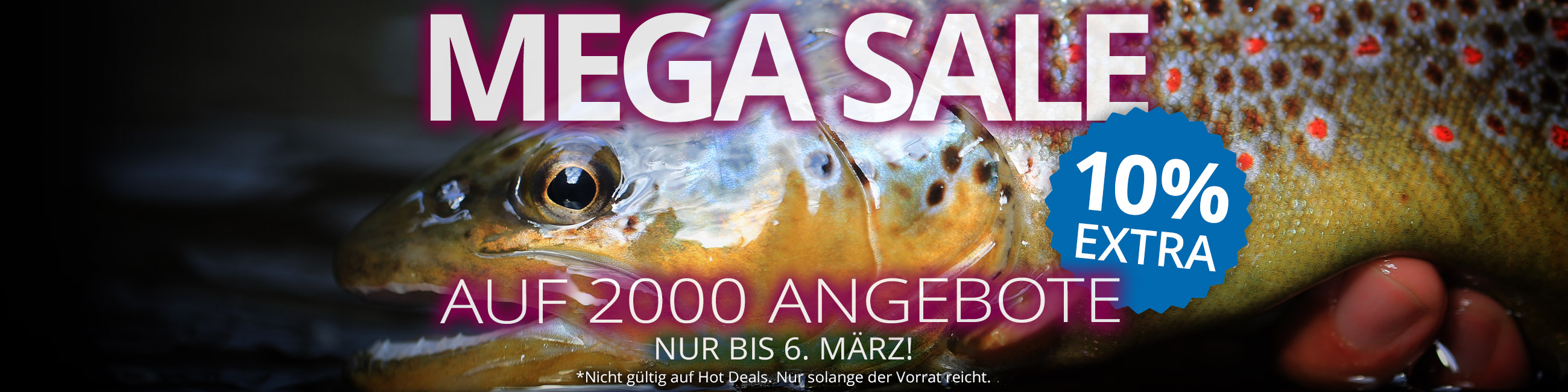 MEGA SALE: 10% Extra auf 2000 Angebote bis 6.3.