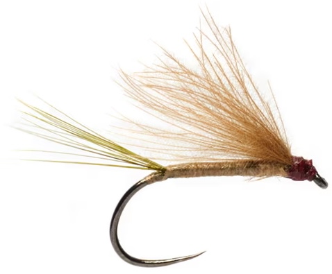 Fulling Mill Tactical Dry Flies Buckey's The Olive Barbless Trockenfliege