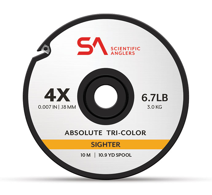 SA-Absolute-Sighter-TriColor Scientific Anglers Absolute Tri-Color Sighter Tippet