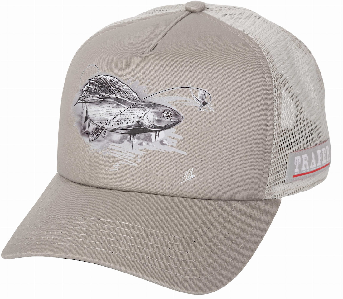 Traper Art Cap Grayling grey Hat Kappe
