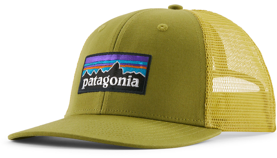 Patagonia P-6 Logo Trucker Hat Cap GRZG - Graze Green