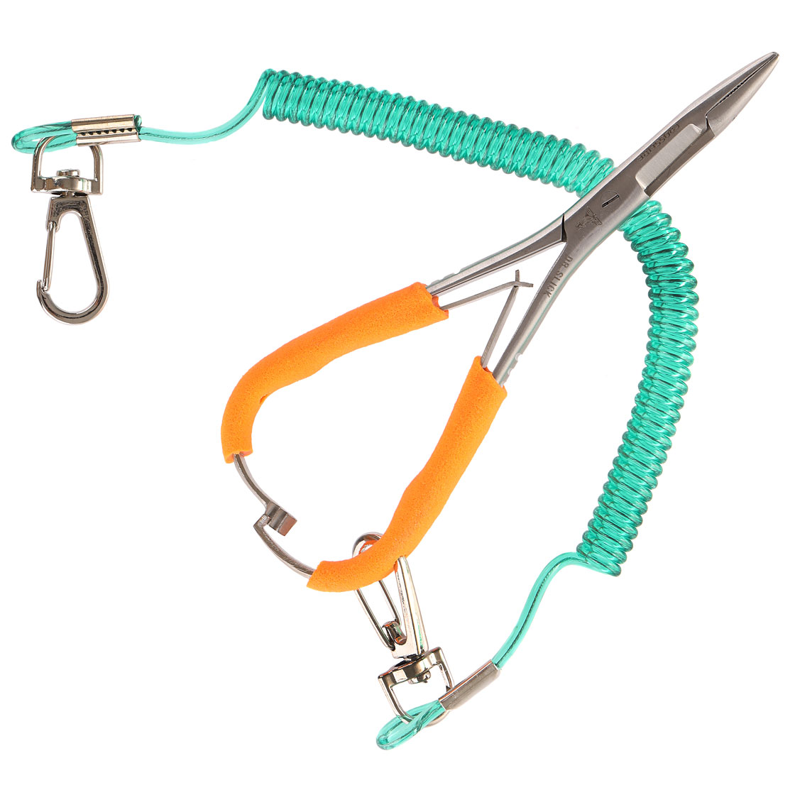 Dr. Slick Mitten Scissor Clamp 5" w/ Rubber Handle Zangenschere satin