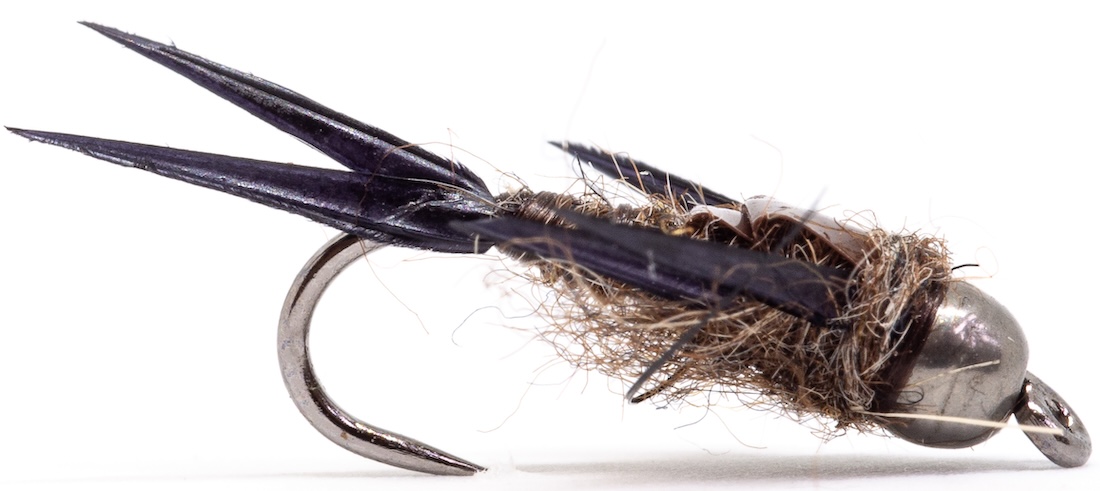 Superflies Brown Stonefly Tungsten Nymph #14 Superflies Brown Stonefly Tungsten Nymph #14