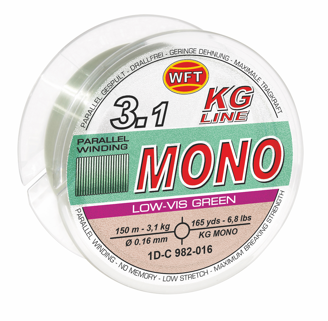 WFT KG Mono Monofil low-vis green