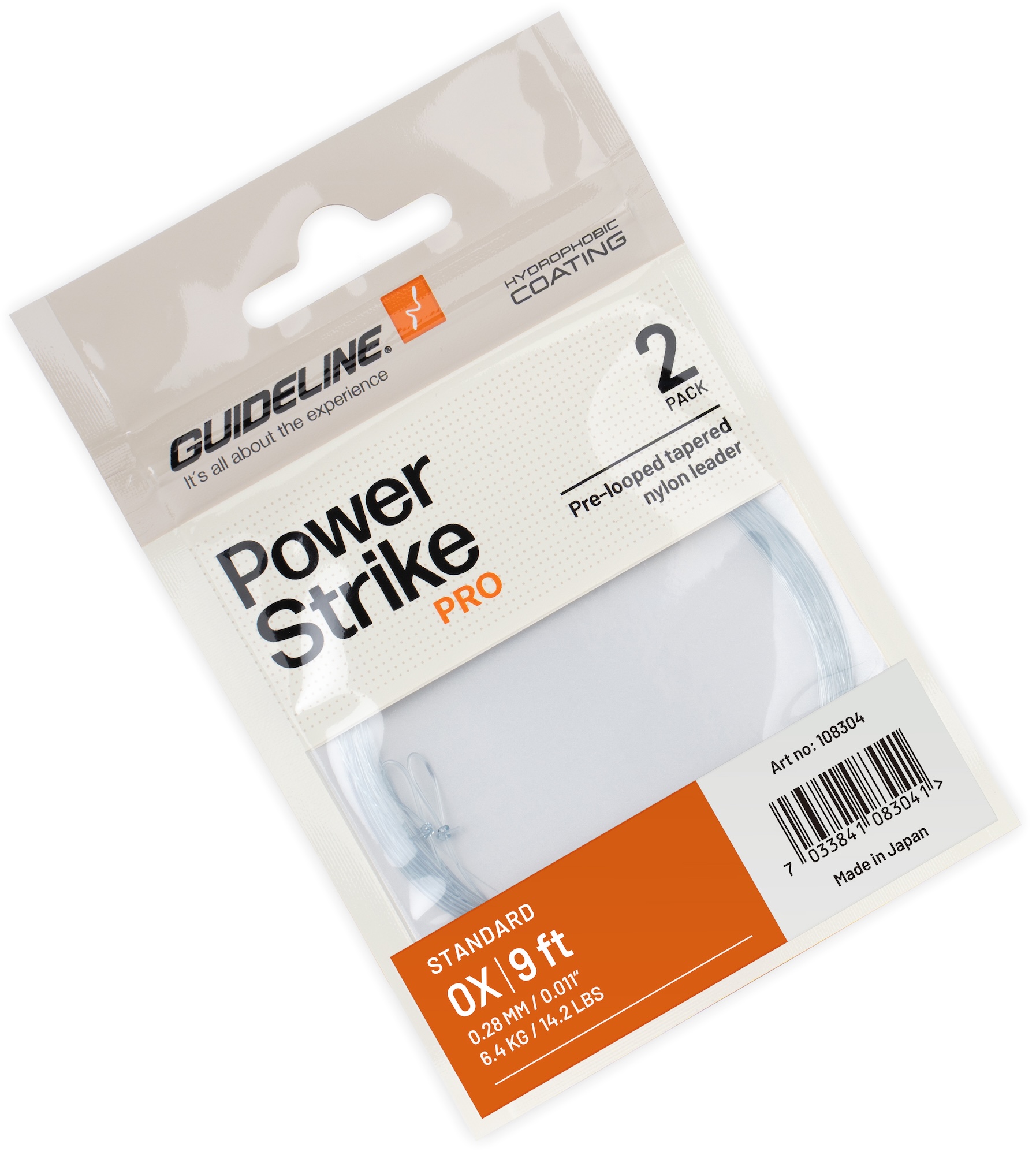 Guideline Standard 9 ft Tapered Leader Vorfach