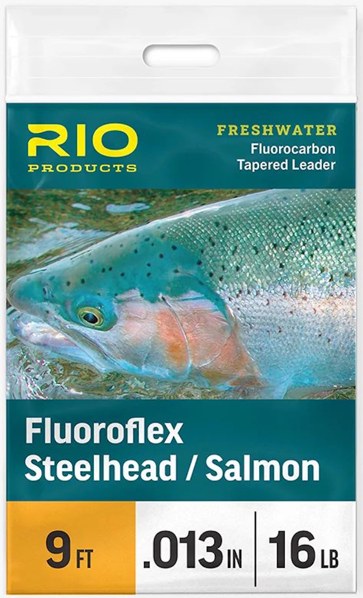 Rio Fluoroflex Steelhead and Salmon 9 ft Tapered Fluorocarbon Leader Vorfach