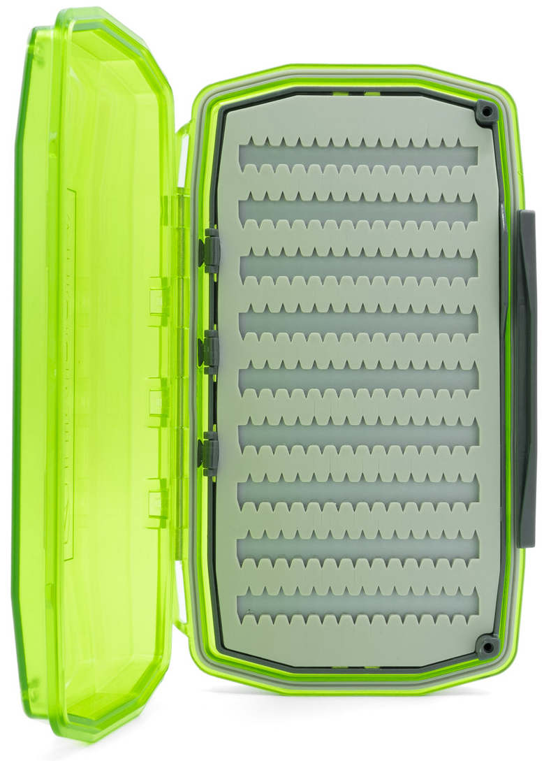 P-26658_Umpqua_WP_Silikon_Essential_Large_Hot_Green_Fliegendose_2 Umpqua UPG Silicone Essential Water Proof Large Hot Green Fliegenbox