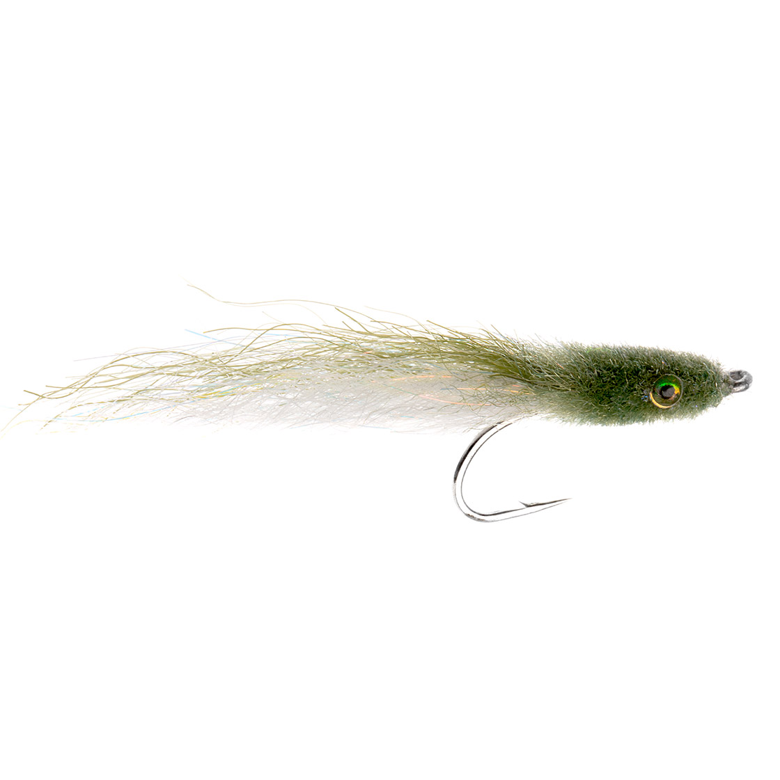 Fishient H2O Streamer - 3D Sprat olive & white